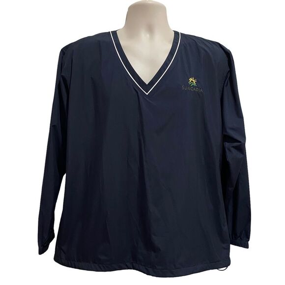 Cutter & Buck Suncadia Microft Light Golf Pullover Blue Sz M NWT - Picture 1 of 10